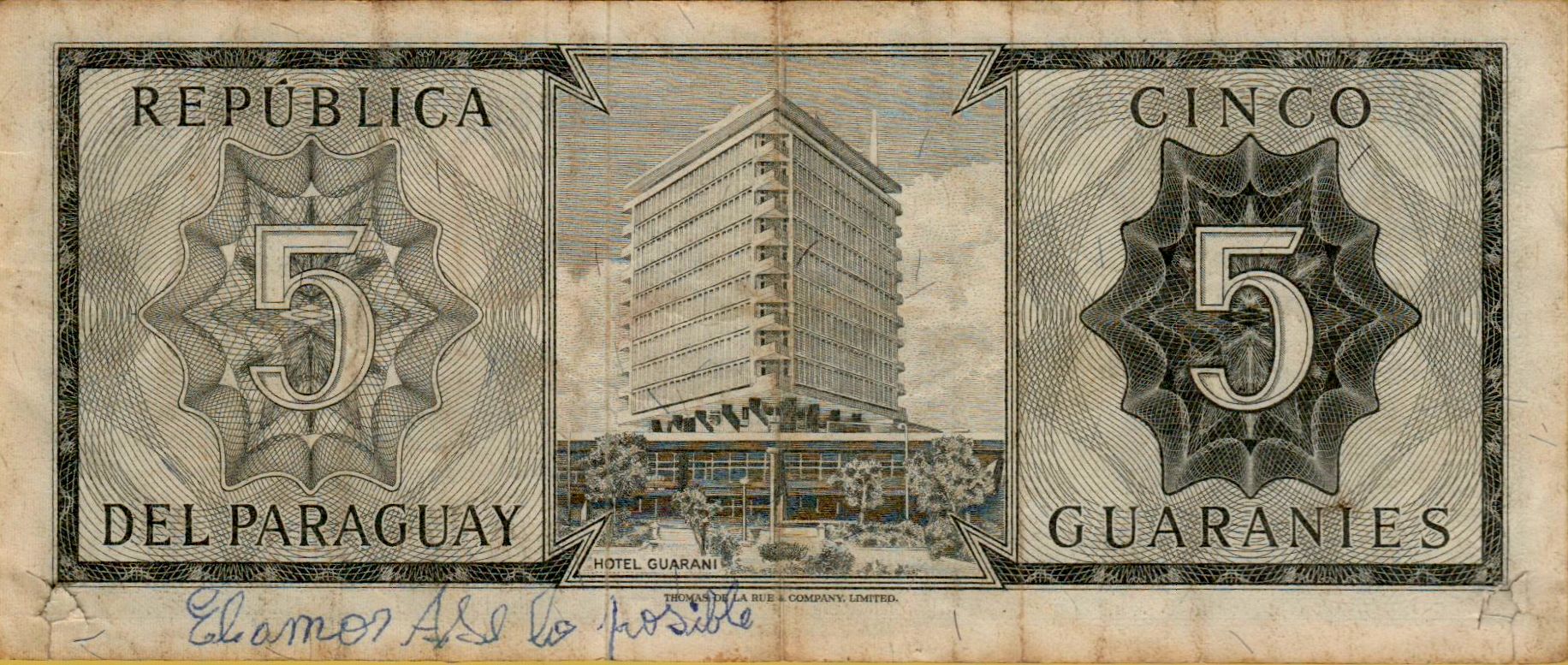 Paraguay 5 1963 VF P-195/b